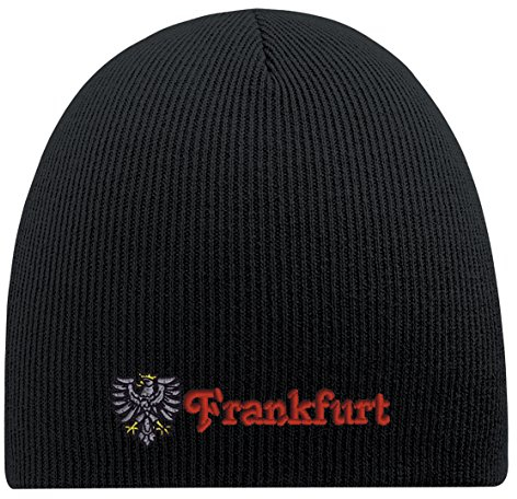 Fan-O-Menal Beanie Mütze Frankfurt 54833 Schwarz
