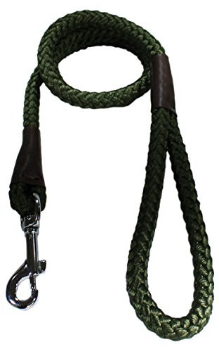 Green Rope Dog Lead. Overall length 42 / 1.07m