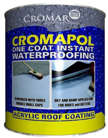 Cromapol Acrylic Waterproofing Coating Grey - 2.5 KG