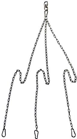 VEIKIN DESIGN Edelstahl Kettensatz für Grillrost, Kette Schwenkgrill, Kettenkit, Grillkette, V4A Profi-Qualität ! (50-60 cm)