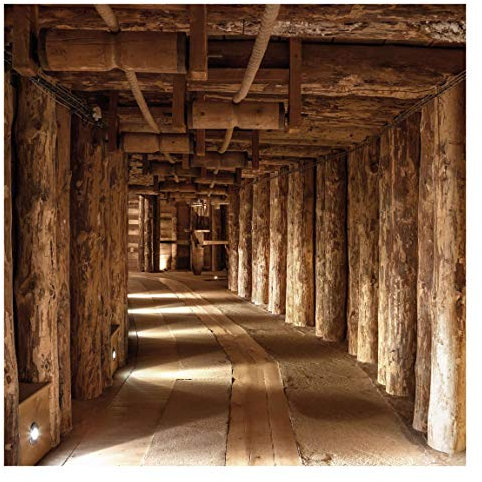 Bilderwelten Holzoptik Fototapete Holzwand inkl. Kleister 240x240cm - Vliestapete Made in Germany - Fototapete Holz Schlafzimmer - 3D Tapete Holzoptik - Wandtapete Holzoptik Wohnzimmer Flur T_1032
