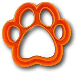 Emporte-pièce en forme de patte de chien (6,3 cm)