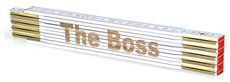 Zollstock The Boss mit Gravur Geschenk Mann