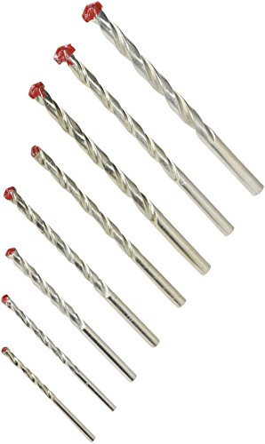 Serie Wandbohrer, Größen: 3, 4, 5, 6, 7, 8, 9, 10.