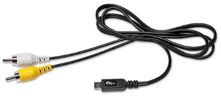 Ex-Pro® Kodak Easyshare AV-5 Pin USB AV Audio Video Cable for Easyshare M23, M522, M532, M552, M575, M577, M580, M583, M5370 Touch, Z5010, Playfull, Playsport Zx3, Playsport Zx5, Playtouch, Kodak Zm Mini