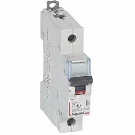 407658 Disjoncteur Unipolaire 40a - 1p Courbe C - 6/10ka - à Vis - Legrand Dx3
