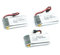 EFASO Pièce de Rechange Hubsan x4 H107C - A24 - 3 x Akku 3,7V, 380 mAh - Aussi pour Convient À Amewi Ciel Ombre, Rayline 310B, Hubsan H107, H107D, Quadcoptère 392, MJX F47