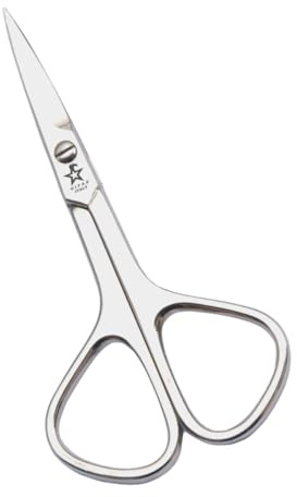 Gifaz Nagelscheren aus kohlenstoffhaltigem Stahl mit Dreieckigen Griffen Made in Italy: für Maniküre und Pediküre, Gebogene Klingen 90 mm