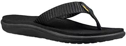 Teva Voya Flip, Damen Pantoffeln, Schwarz (Bar Street Multi Black Bsmbl), 38 EU