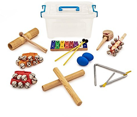 Rhythm Selection 9 Piece Kids Percussion Set by Gear4music