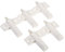 20 teile/los küchenschrank türstopper schublade leise schließen näher dämpfer puffer, lärm reduzieren für büro/schränke/schubladen und türen(White)