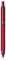 Rhodia 9394C - Druckbleistift Rhodia scRipt, für Graphitminen Standard 0,5 mm geeignet, aus gebürstetem Aluminium, Rot, 1 Stück