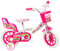 Denver Babys (Jungen) 12 Unicorn Fahrrad, Weiß-Rosa