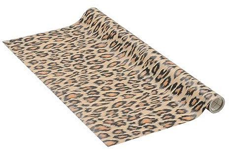Venilia Lámina adhesiva, Estampado de leopardo Leo, 45cm x 1,5m, Espesor 95μ, Vinilo autoadhesivo para muebles o cocina, decorativas papel pintado pared, PVC sin ftalatos, Fabricado en UE