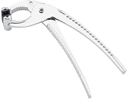 Hot Pot Clip, Non-Stick Surface Zinc Alloy Oven Clip Pliers Grip Grabber Oven Tongs with Anti-Slip Handle for Hot Pot Plate Baking Tray Pan Dish