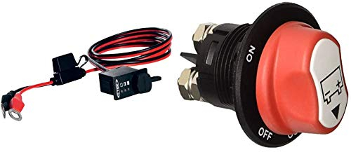 CTEK 56380 Komfort Indikator für den Einbau & Lampa 39081 Batterie-Trennschalter mit 3 Positionen 12/32 V