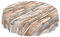 ANRO Runde Tischdecke ohne Einfassung Holzoptik Braun Grau – Wachstuch abwaschbar – pflegeleicht, wasserabweisend – für Garten, Küche, Balkon 140 cm (Rund)