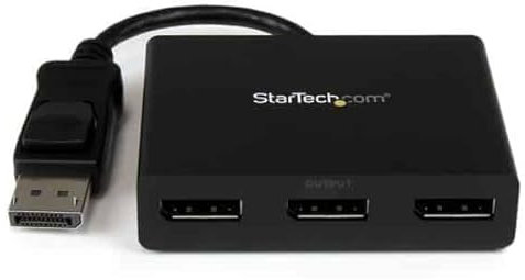 StarTech.com 3 Port DisplayPort MST Hub - 4K 30Hz - DisplayPort to DisplayPort Multi Monitor Splitter for 3 DP Monitor S