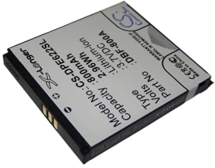 vhbw Akku Ersatz für Doro DBF-800A, DBF-800B, DBF-800C, DBF-800D, DBF-800E für Handy Smartphone Telefon (800mAh, 3,7V, Li-Ion)