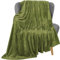 Utopia Bedding Fleecedecke Leichte Decke für Bett, Couch oder Sofa, Geeignet für alle Jahreszeiten [152x127 cm, Olive]