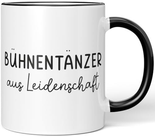 JUNIWORDS Tasse, Bühnentänzer aus Leidenschaft, Schwarz (6634941)