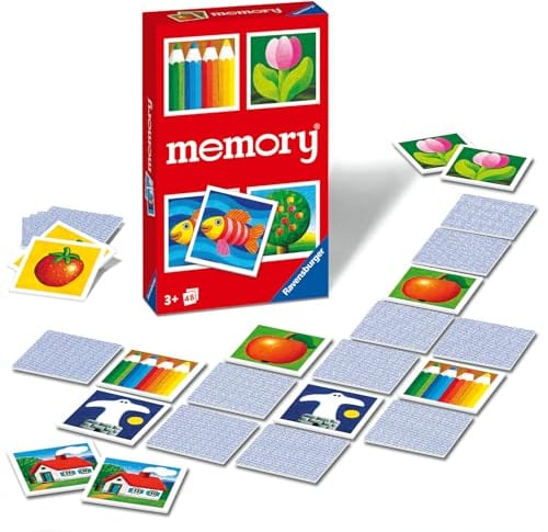 Ravensburger 22457 - Kinder Memory®, der Spieleklassiker für die ganze Familie, Merkspiel für 2-6 Spieler ab 3 Jahren