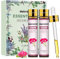 MIGCAPUT Huile Essentielle de Géranium 2X10ML, Huile Essentielle Aromathérapie 100% Pure & Naturelle pour Diffuseur, Humidificateur, Huile de Géranium de Qualité Premium, pour Soins, Massage, Relax