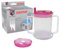 Wolvex Adult Drinking Cup 350ML Beaker with Handles & Anti Spill lids for Disabled Adults Dishwasher and Microwave Safe BPA, PVC and Latex Free