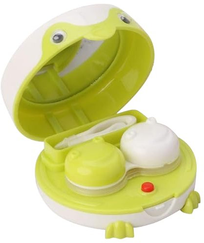 MYSUNBAR Automatische Kontaktlinsenreiniger Reiniger Fall, Frosch Kontaktlinsenbehälter, Elektrisches Kontaktlinsen-reinigungsgerät, Für Männer