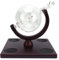 Set di Decanter per Whisky Globo, Contenitore in Vetro con 4 Bicchieri, Dispenser per Liquori, per Uomo, Casa, Bar, Ufficio