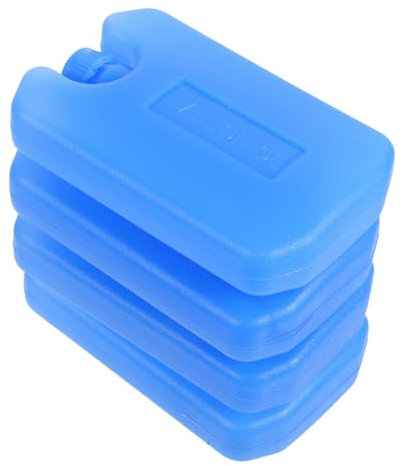 BESPORTBLE Lot de 4 boîtes de glace réutilisables pour ventilateurs de climatisation, blocs de glace pour biberon de lait pour bébé, bleu ciel