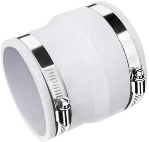MEAKTSMI Adaptador de ventilación de secadora redondo a ovalado, adaptador de canal de secado ovalado, conector de manguera con abrazadera de acero