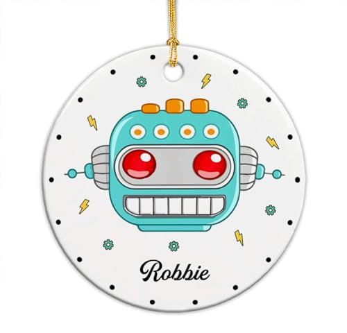 Roboter Weihnachtsbaum Deko Weihnachtsbaumschmuck Keramik Weihnachtsschmuck Mit Schnur Weihnachtsdeko