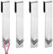 18CM Duschhaken ohne Bohren Handtuchhalter Glaswand Dusche Edelstahl Handtuchhaken zum Einhängen für Handtücher Duschabzieher Glasduschwand ﻿ (Silber)