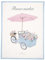 GreenGate Portia Geschirrtuch Flowers White 70x50cm