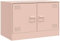 imasay Mobile TV Rosso 67x39x44 cm in Acciaio Facile da montare Robusto e durevole Adatto per soggiorno