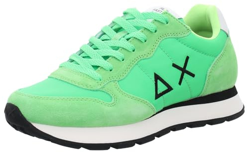 SUN68 Unisex Tom SOLID Sneaker, Verde Fluo, 46 EU