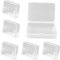 YXIING 6 Pcs Small Plastic Containers with Lids, Small Plastic Organiser Box, Storage Boxes for Collecting Items, Beads, Pieces, Crafts