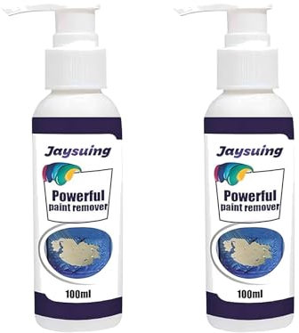 Lot de 2 aérosols décapants de peinture à action rapide pour métal, bois, brique et béton - Faible odeur, formule sûre