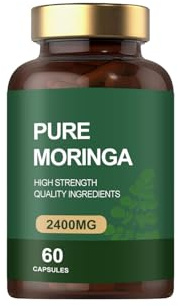 Estratto di foglie di Moringa Oleifera: energia naturale per vitalità e sostegno alla pelle│Per uomini e donne│Conteggio da 60,1pcs