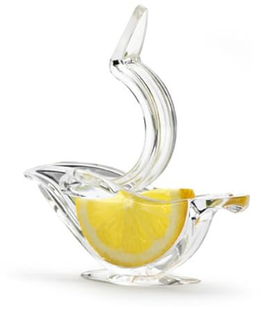 Exprimidor de Limón Diseño Pájaro para Adultos, Exprimidor de Limón de Acrílico Transparente, Herramienta de Cocina Práctica para Exprimir Limones y Limas