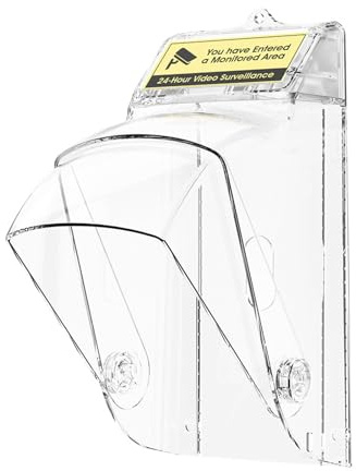 Anti-Theft Cover with Fluorescent Strips Large Size Fit 14.2x7.5cm Weatherproof for Video Doorbells Wire