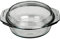 Simax Schüssel mit Deckel, Glas, Transparent, 24.9 x 24.9 x 9.3 cm