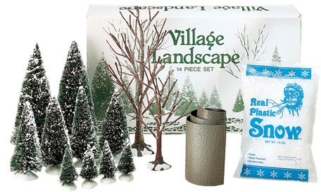 Department 56 Accessories for Villages Landscape Accessory Set