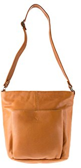 Alpenleder Handtasche - GRAZ (Handgefertigt) - Nachhaltiges Bio-Leder aus regionaler Landwirtschaft | Handtasche Umhängetasche, Handtasche damen Mittelgroß *Fair Produziert* (36x28x12cm Naturbraun)