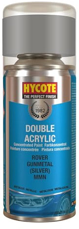 Hycote Double Acrylic Aerosol Car Spray Paint, Rover - Gunmetal, 150 ml