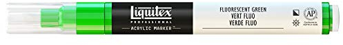 Liquitex 4620985 - Pennarello Acrilico, Verde (Verde Fluo), 2 - 4 mm