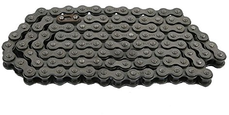 RV-Parts Kette 428 + Kettenschloss für 125cc Quads, Dirtbikes, Pitbikes, ATVs - 55 Glieder, Zweifach, Legierter Stahl