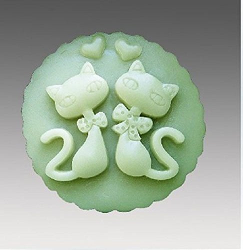 Longcang Mold Tierform Handwerk Kunst Silikon Seife Formen Handwerk DIY, Seife Kerze handgefertigte Formen (N015)