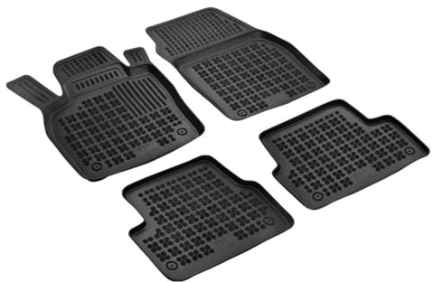 AZUGA Hohe Gummi Fußmatten mit Rand passend für Seat Arona ab 2017/Ibiza (6F) ab 6/2017/für Skoda Fabia IV ab 9/2021/für VW Taigo AZ10300339